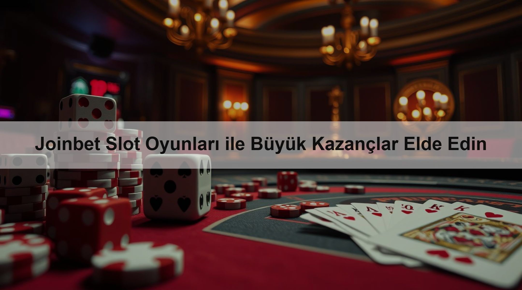 Joinbet Slot Oyunları ile Büyük Kazançlar Elde Edin