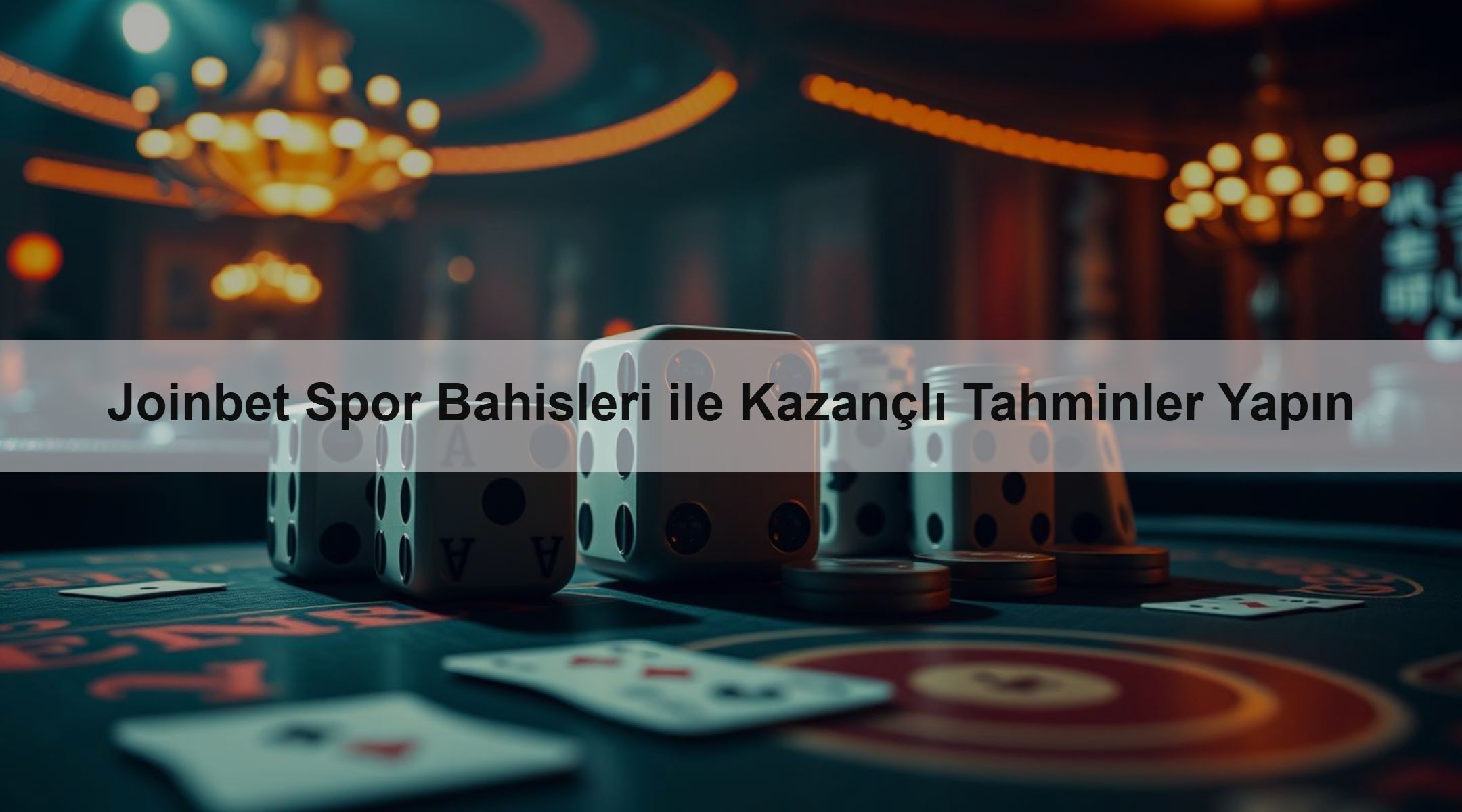 Joinbet Spor Bahisleri ile Kazançlı Tahminler Yapın